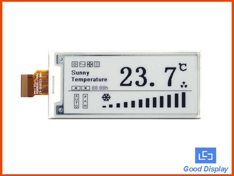 2.9寸超低温电子纸显示屏/低温电子墨水屏