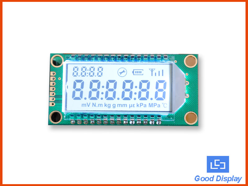 6位8字-40度超低温段码LCD液晶模块 GDM0689