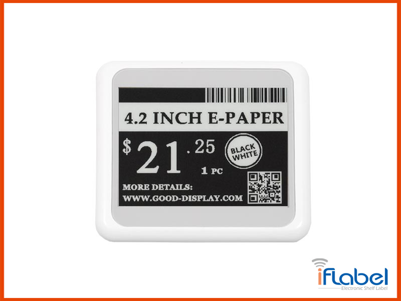 4.2寸无源NFC电子标签/无电池/无线供电/ESL货架标签