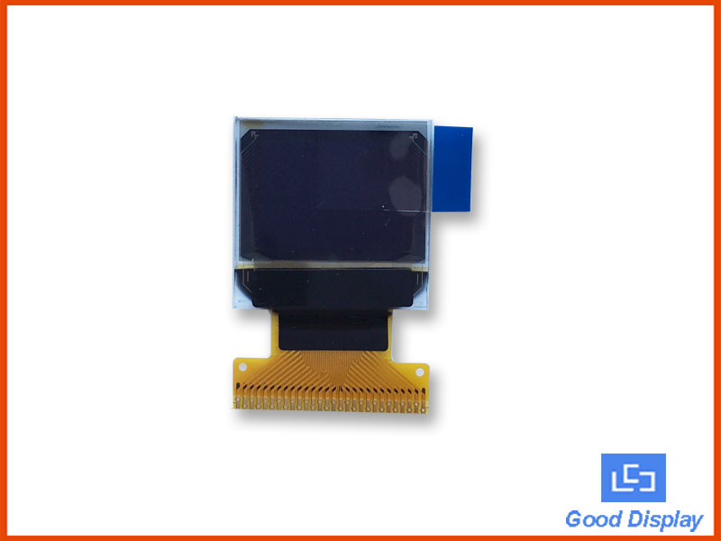 0.66寸OLED显示屏/OLED显示模块/64x48点阵模块/并串口/黑底蓝字模块